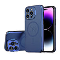 Case for Apple iPhone 15 Pro (6.1") Bolt MagSafe Collection Thick Protective with Full Camera Protection and Stand - Blue