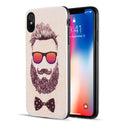 Case for Apple iPhone XS Max The Art Pop Series 3D Embossed Printing Hybrid - Design 034