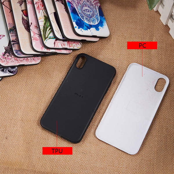 Case for Apple iPhone XS Max The Art Pop Series 3D Embossed Printing Hybrid - Design 034