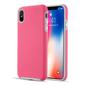 Apple iPhone XS Max Case Rugged Drop-proof Anti-Slip Grip Texture - Hot Pink