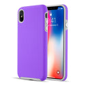 Apple iPhone XS Max Case Rugged Drop-proof Anti-Slip Grip Texture - Purple