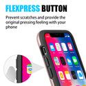 Apple iPhone XS Max Case Rugged Drop-Proof Heavy Duty TPU Smooth Finish with Raised Camera Opening - Pink