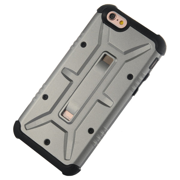 Apple iPhone 6, iPhone 6S Case Rugged Drop-Proof Heavy Duty Cover - Gray