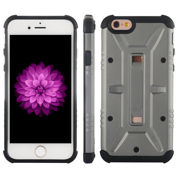 Apple iPhone 6, iPhone 6S Case Rugged Drop-Proof Heavy Duty Cover - Gray