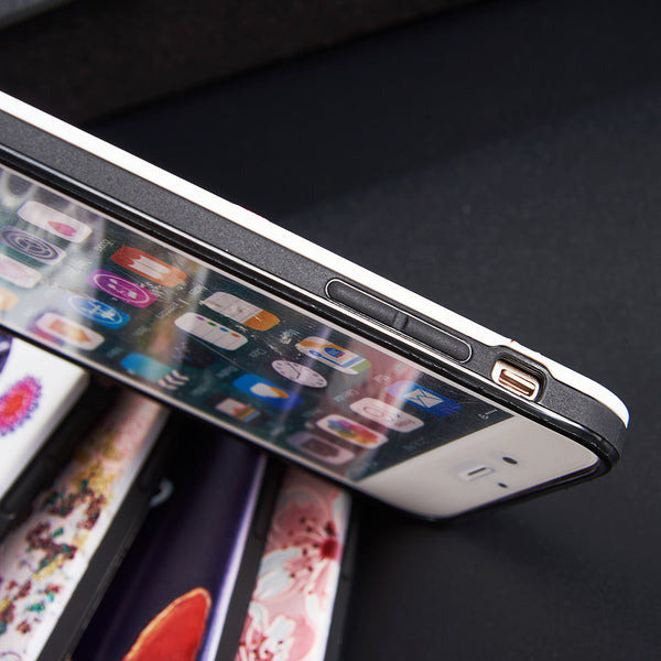 Apple iPhone 8 Plus, iPhone 7 Plus Case Rugged Drop-Proof Art Pop Series 3D Embossed Printing Heavy Duty