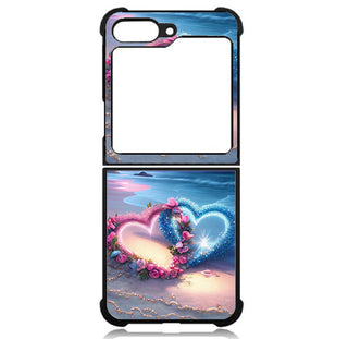 Case For Galaxy Z Flip5 5G High Resolution Custom Design Print - Heart To Heart