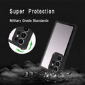 Case for Samsung Galaxy S23 2-In-1 Dual Layer Protective Acrylic with Shockproof Corners - Black