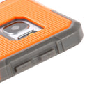 Samsung Galaxy S7 Case Rugged Drop-Proof Sport Gray TPU + Orange Back Plate