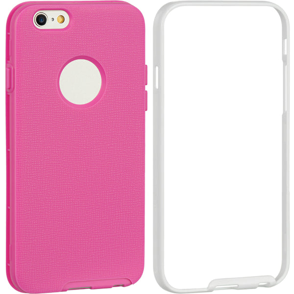 Apple iPhone 6, iPhone 6S Case Rugged Drop-Proof Heavy Duty Hot Pink TPU