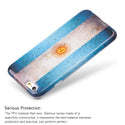 Apple iPhone 6, iPhone 6S Case Rugged Drop-Proof TPU Vintage Patriotic Flag - Argentina