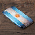 Apple iPhone 6, iPhone 6S Case Rugged Drop-Proof TPU Vintage Patriotic Flag - Argentina