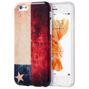 Apple iPhone 6, iPhone 6S Case Rugged Drop-proof TPU Vintage Patriotic Flag - Chile