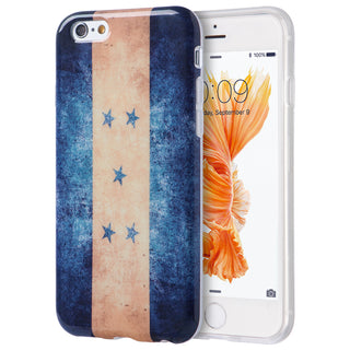 Apple iPhone 6, iPhone 6S Case Rugged Drop-proof TPU Vintage Patriotic Flag - Honduras