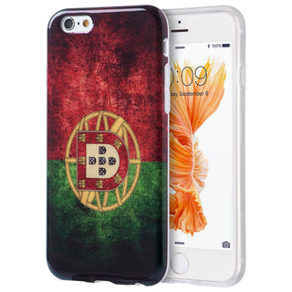 Apple iPhone 6, iPhone 6S Case Rugged Drop-proof TPU Vintage Patriotic Flag - Portugal