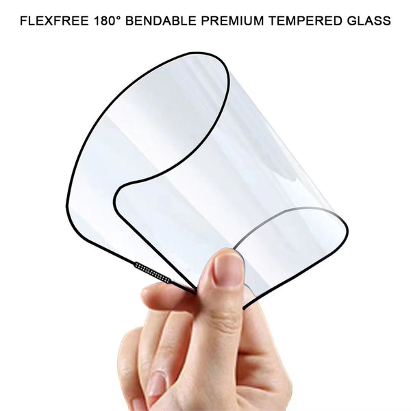 Flexfree 180 Degree Bendable Premium Tempered Glass for Apple iPhone 14 Pro Max (6.7") - 10 Pack
