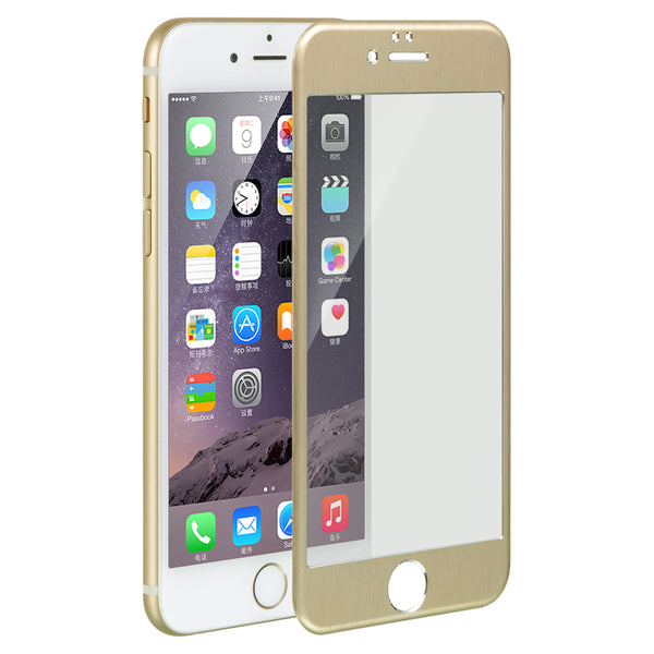 For Apple iPhone 6 / 6S Tempered Glass Edge To Edge Screen Protector 0.33mm Champagne Gold