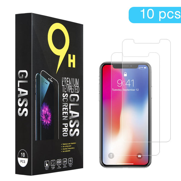 Tempered Glass Screen Protector for Apple iPhone 11 / Apple iPhone XR - 10 Pack