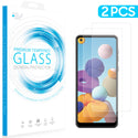 (2-Pack) Tempered Glass Screen Protector for Samsung Galaxy A21 / A71 5G