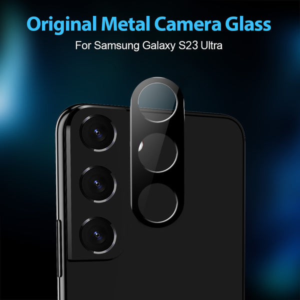 Anti-Glare Protective Precise Lens Shield Protection Compatible for Samsung Galaxy S23 / Galaxy S23+ - Black