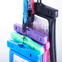 Universal Waterproof Snowproof Dirtproof Protective Phone Bag- Purple