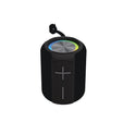 Universal Portable Wireless Bluetooth Speaker Boombox with LED Light Extra Bass Mic USB TWS - Black