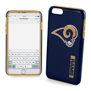 Case for Apple iPhone 6 / 6S Cover Los Angeles Rams Impact Dual Hybrid 2-Piece