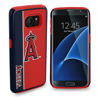 Case for Samsung Galaxy S7 Cover Los Angeles Angels Bold Dual Hybrid - TPU
