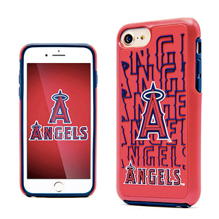 Case for Apple iPhone 8 / 7 / 6S / 6 Cover Los Angeles Angels Dream Impact Dual Hybrid
