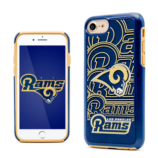Case for Apple iPhone 8 / 7 / 6S / 6 Cover Los Angeles Rams Dream Impact Dual Hybrid