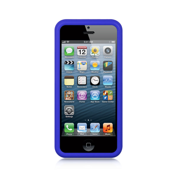 Apple iPhone 5, iPhone 5S, iPhone SE Case Rugged Drop-proof Premium Skin Blue