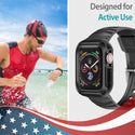 Active Armor Pro - Apple Watch Case with Band (Series 6 5 4) Rugged Style - RinoGear