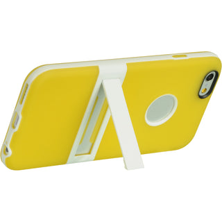 Apple iPhone 6, iPhone 6S Case Rugged Drop-proof Heavy Duty with Stand Kickstand Tinted Ye Stand Kickstand Tinted Yellow TPU + White
