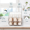 Universal 2 Layers Egg Storage Tray - Clear