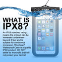 Universal Waterproof Pouch Dry Bag for Apple iPhone, Samsung Galaxy, Phones, etc.